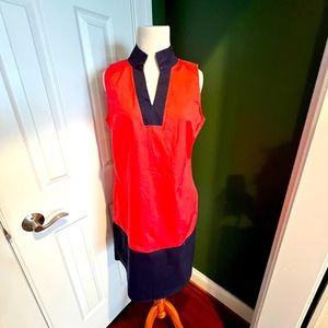 Sail to sable side zip cotton dress